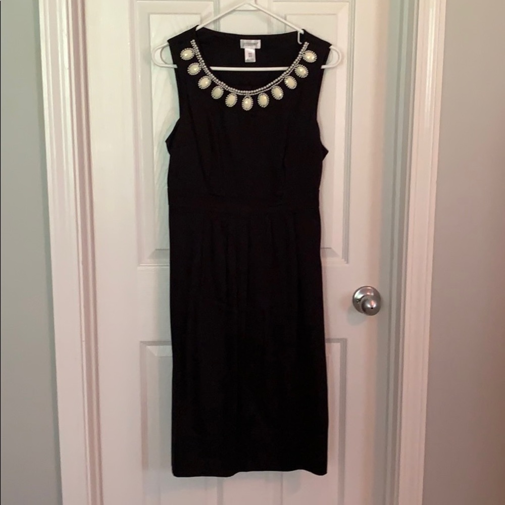 Black formal maternity dress